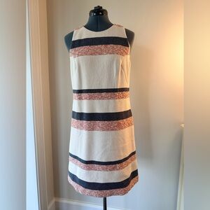 Ann Taylor Multicolor Striped Mini Dress